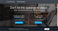 Desktop Screenshot of educationalresources.co.uk